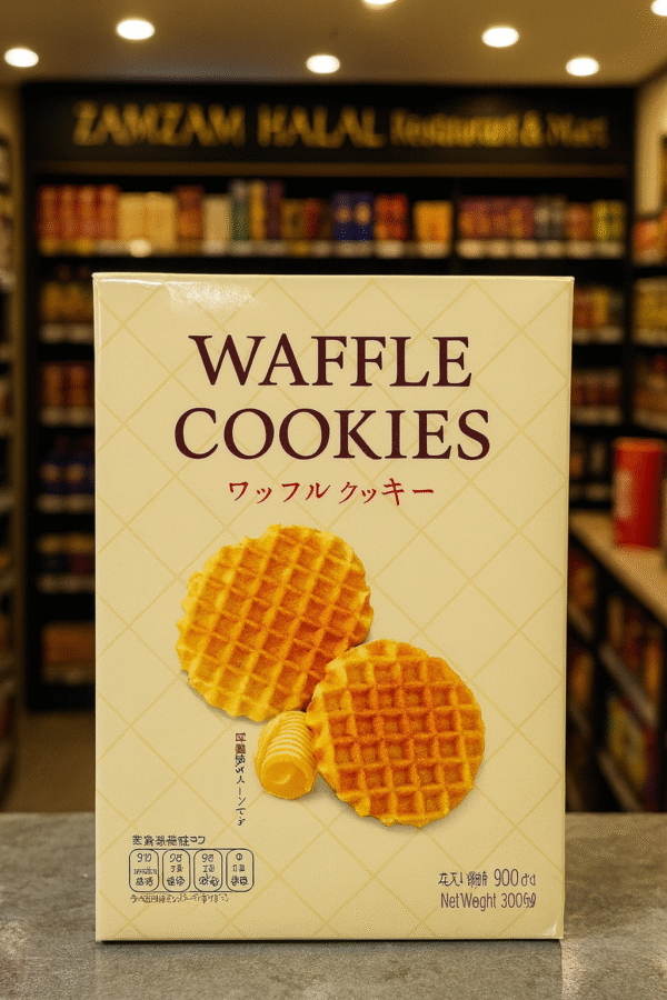 Product Name (পণ্যের নাম): Waffle Cookies (ওয়াফেল কুকিজ)
