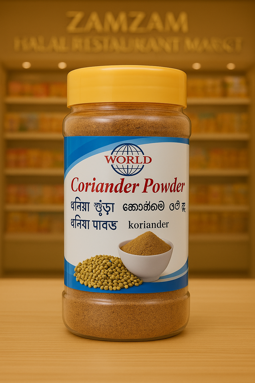 World Coriander Powder – Premium Quality ধনিয়া গুড়া | 200g / 400g / 800g